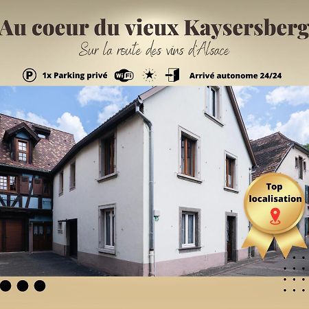 Gite Au Coeur Du Vieux Kaysersberg - Parking Prive & Wifi Exterior foto